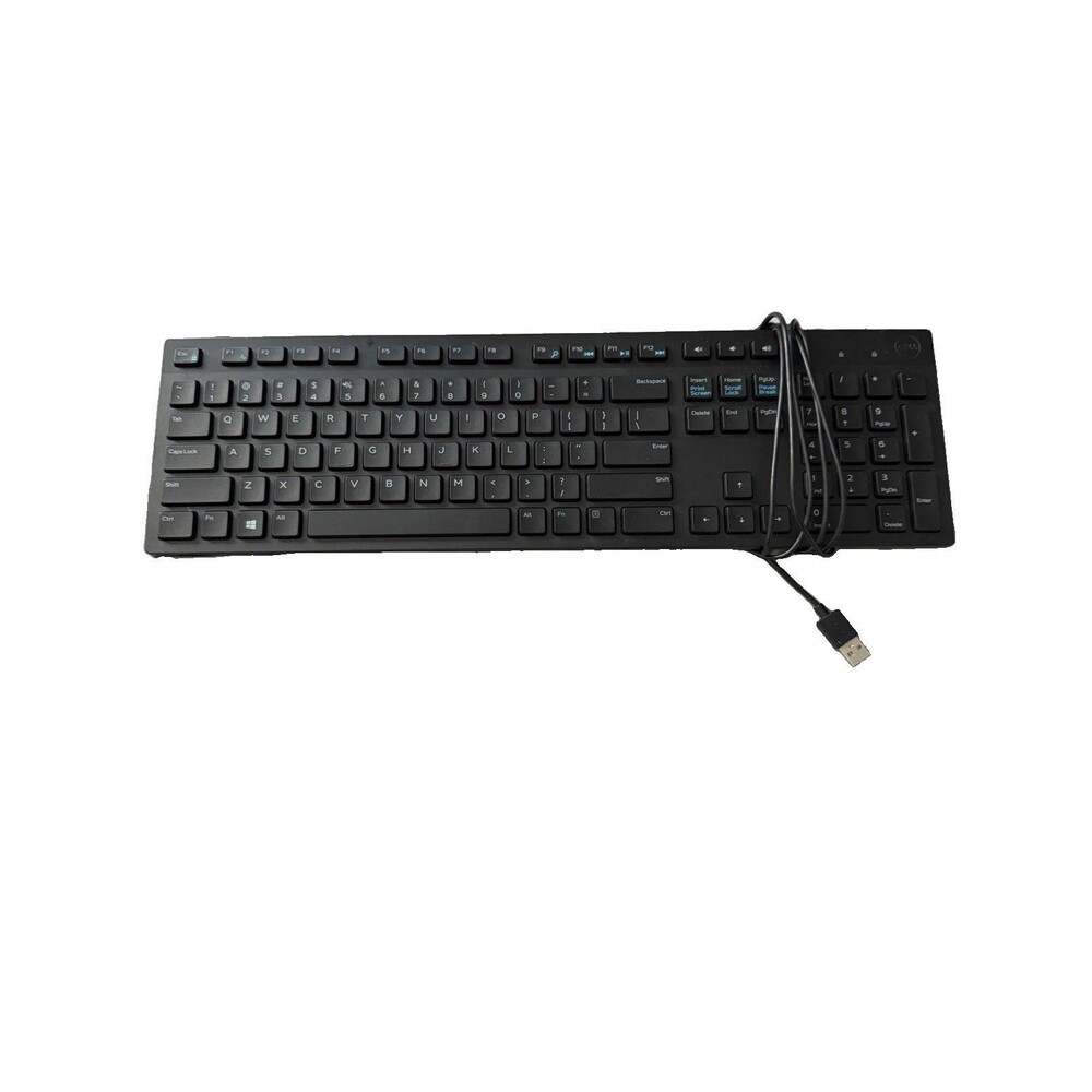 Dell Slim Profile Keyboard CN-0RKR0N-71616-65P-0DTB-A03 Excellent Condition